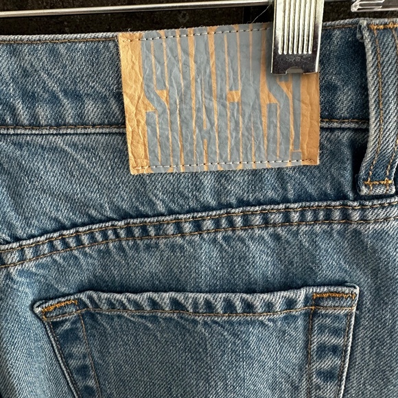 Mother Snacks Lil Fun Dip Slice Denim Maxi Skirt Nothing Else Like It Size 25 - Picture 14 of 14